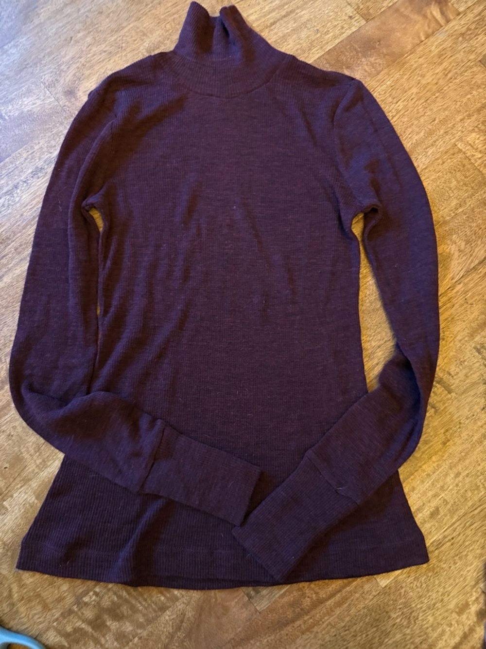 Alexander Wang Burgundy Turtleneck Sweater